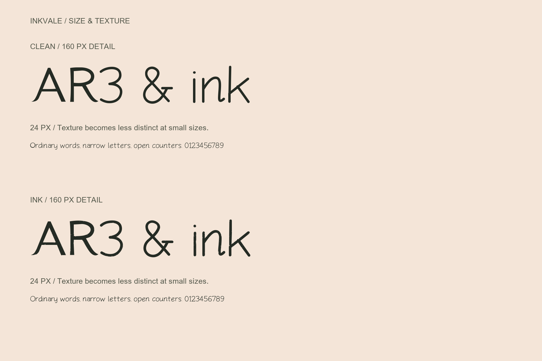 Large detail and small-size texture limitation