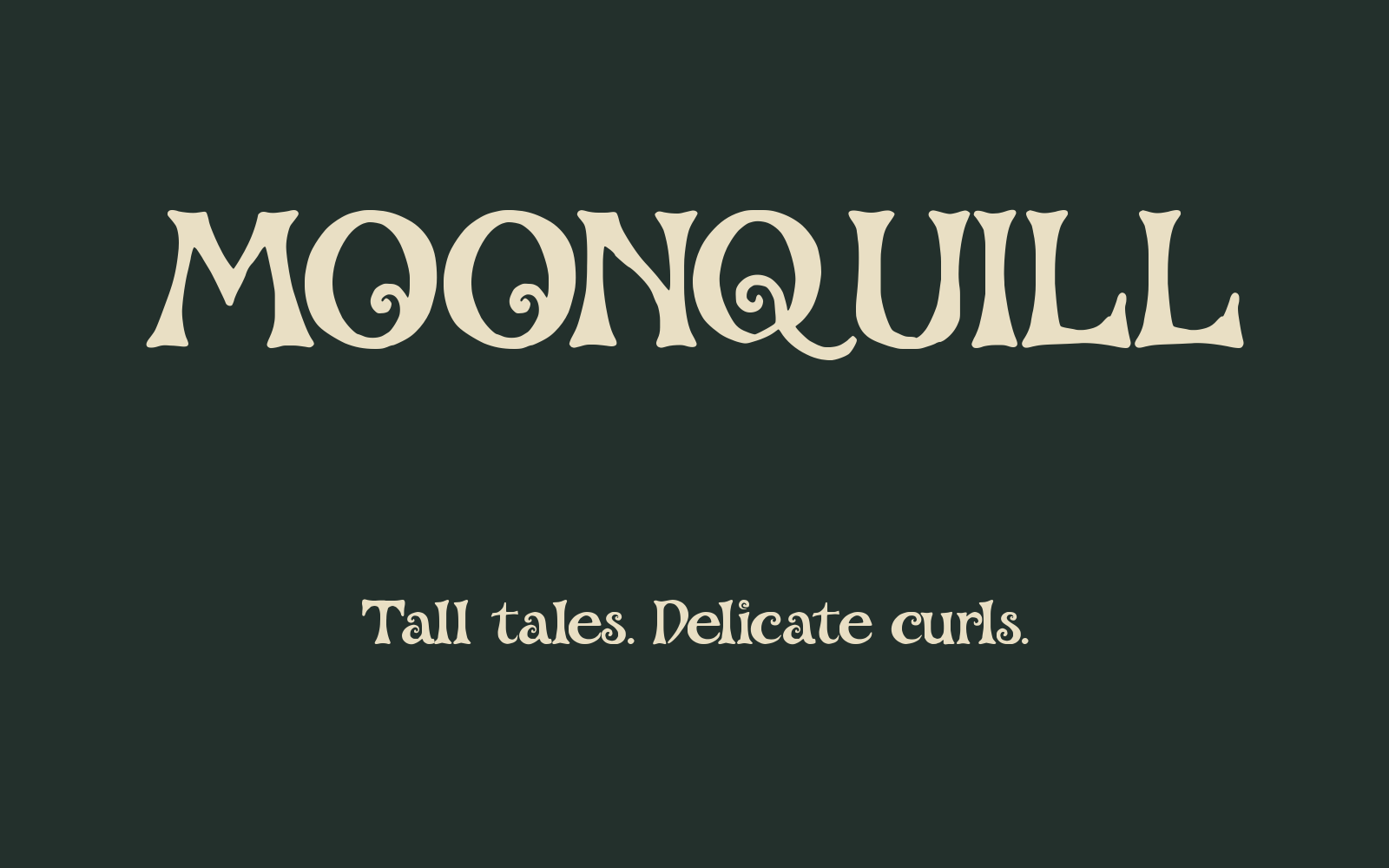 MOONQUILL cover specimen