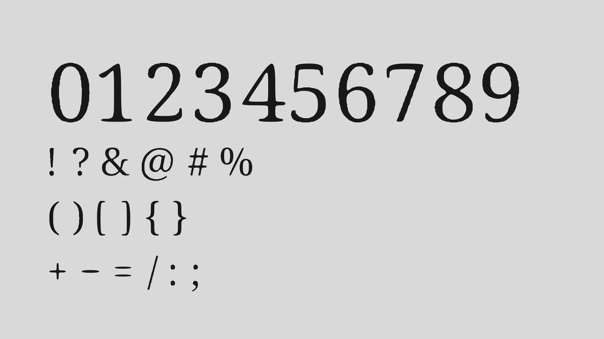 INKMARGIN numbers and punctuation.
